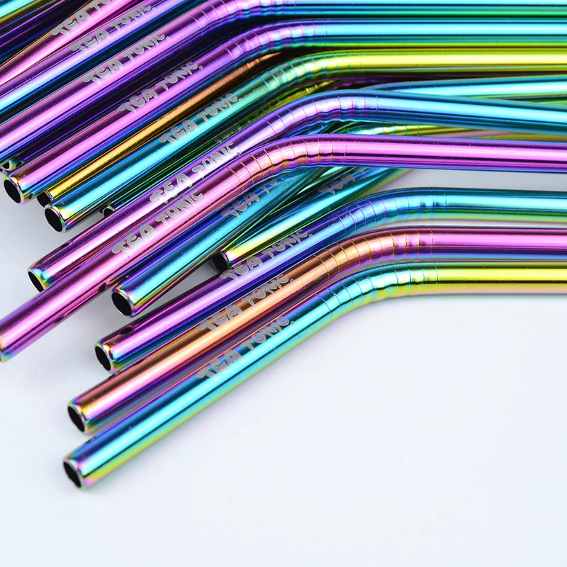 amazon wholesale multi colors stainless steel straw with laser engraved logo 215*8mm 215*6mm, Silver, gold, rose gold, black, blue 
amazon wholesale multi colors stainless steel straw with laser engraved logo 215*8mm 215*6mm, Silver, gold, rose gold, black, blue