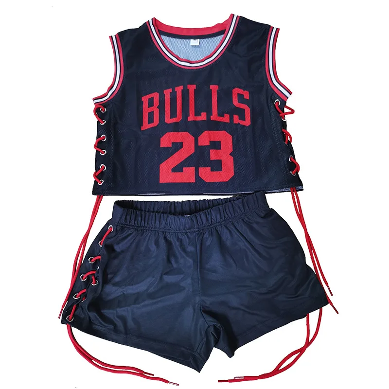 Custom fashion Sports style sexy Bulls #23 design basketball jersey dress for women basketball uniforms sets
Custom fashion Sports style sexy Bulls #23 design basketball jersey dress for women basketball uniforms sets