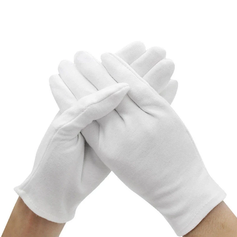 Custom logo premium uniform marching band white cotton gloves Household work cheap white cotton Gloves 
Custom logo premium uniform marching band white cotton gloves Household work cheap white cotton Gloves