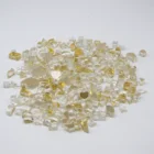24K Gold broken glass reflective fire glass fire pit tempered glass