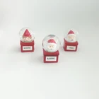 Christmas snow globe decoration carving arts and crafts