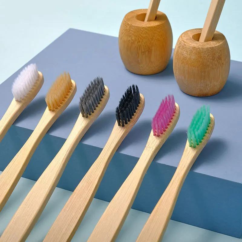 Adult bamboo toothbrush Soft bristle toothbrush Hotel disposable toothbrush bamboo handle toothbrush charcoal small head
Adult bamboo toothbrush Soft bristle toothbrush Hotel disposable toothbrush bamboo handle toothbrush charcoal small head