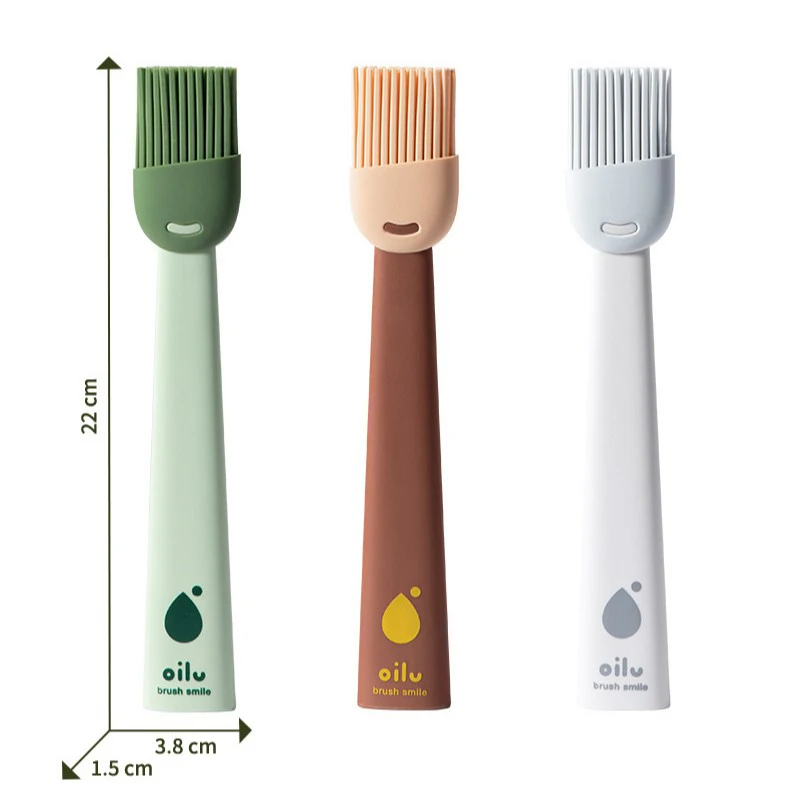 Oil Brush Kitchen Pancake Oil Brush Household High Temperature Resistant Non-linting Silicone Barbecue Baked Food Edible Brush, Green,white,brown
Oil Brush Kitchen Pancake Oil Brush Household High Temperature Resistant Non-linting Silicone Barbecue Baked Food Edible Brush, Green,white,brown