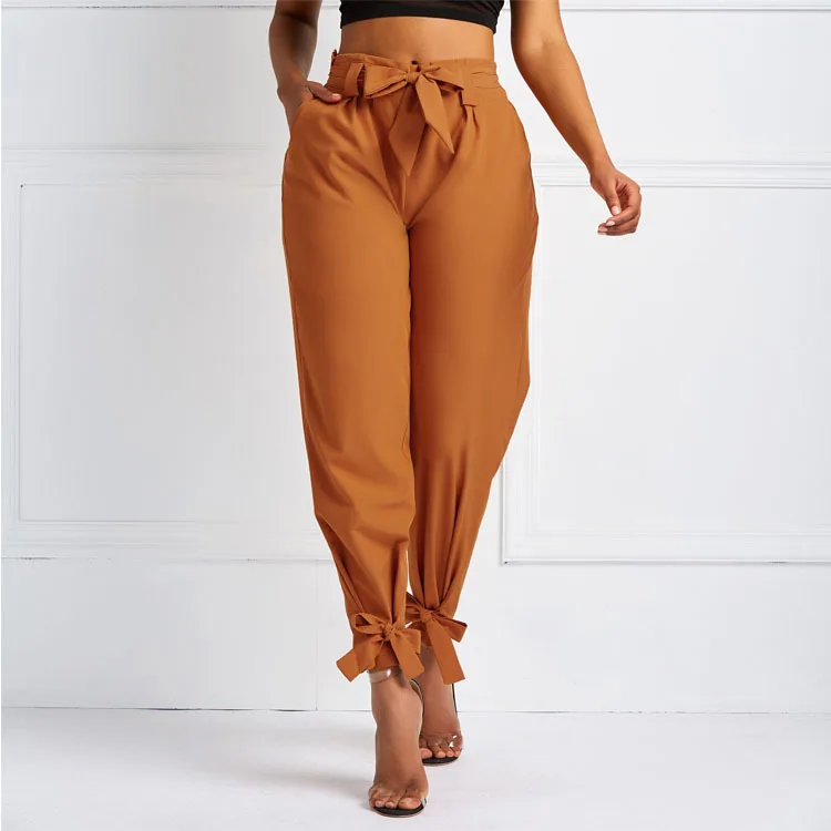 2021 Design Sexy Streetwear Wide Leg Polyester Elegant Lace Up Outdoor Belted Harem Formal Pants Ladies Casual Women Trousers
2021 Design Sexy Streetwear Wide Leg Polyester Elegant Lace Up Outdoor Belted Harem Formal Pants Ladies Casual Women Trousers