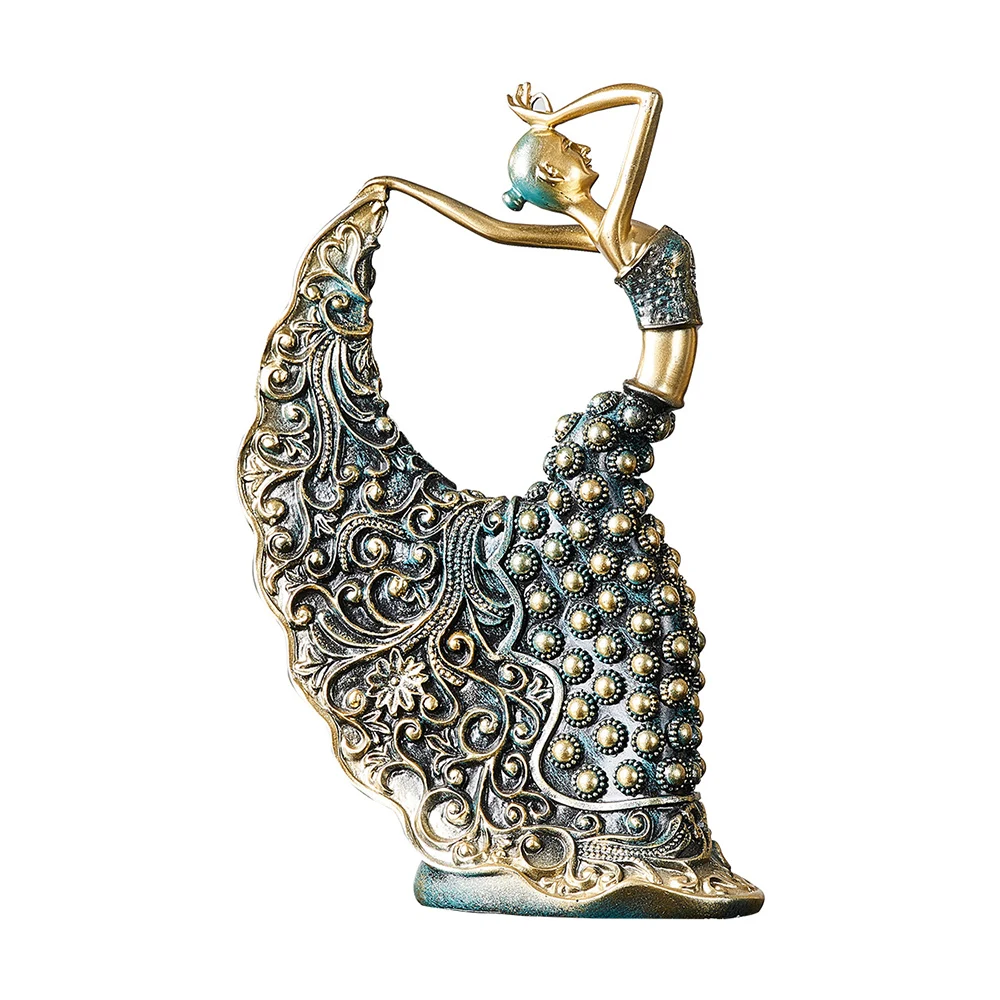 Peacock Dancer Figurine Resin Handcarfts Dancing Girl Statue Figurine Home Decoration Original Design Andicraft for Home Office
Peacock Dancer Figurine Resin Handcarfts Dancing Girl Statue Figurine Home Decoration Original Design Andicraft for Home Office