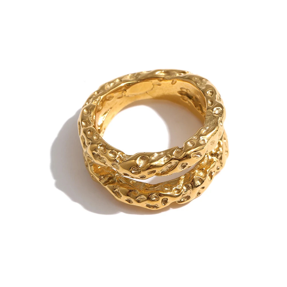 JINYOU 1792 Trendy Texture Metal Ring Statement Simple Jewelry Stainless Steel Round Ring 2022
JINYOU 1792 Trendy Texture Metal Ring Statement Simple Jewelry Stainless Steel Round Ring 2022