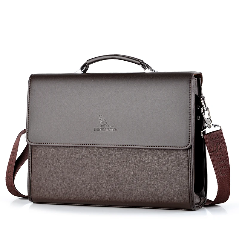 Men's flip handbag, daily office business bag, leather one shoulder messenger bagOffice document bag, Black brown
Men's flip handbag, daily office business bag, leather one shoulder messenger bagOffice document bag, Black brown