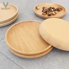 High Quality Customized multi function plate snack wood dish plate
