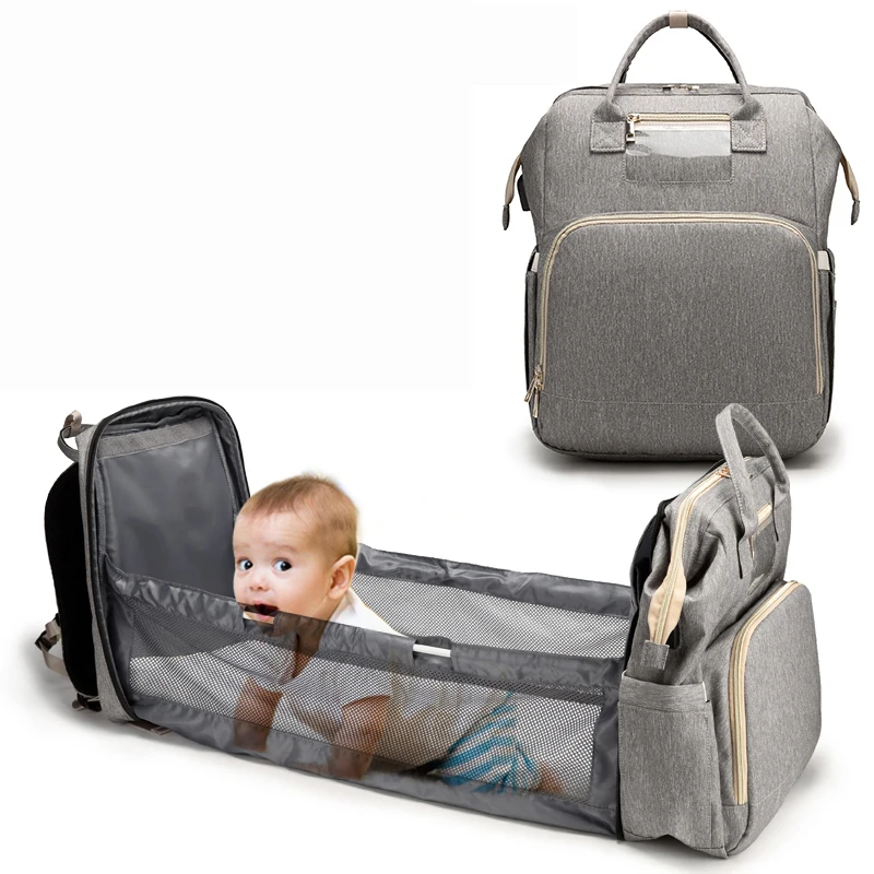 3 in 1 diaper bag Bolso waterproof multi function USB mummy foldable bed backpack diaper bag with bassinet, Customized colors
3 in 1 diaper bag Bolso waterproof multi function USB mummy foldable bed backpack diaper bag with bassinet, Customized colors