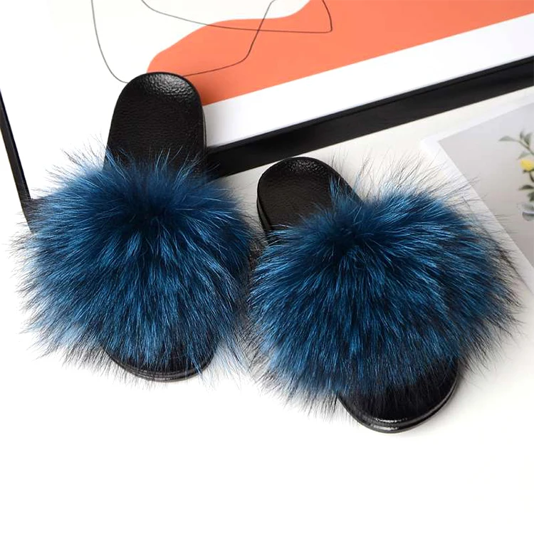 Big fur slides vendors for real fur raccoon fur slides, Customized
Big fur slides vendors for real fur raccoon fur slides, Customized