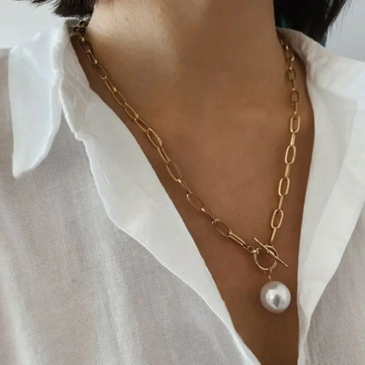 Fashion Punk Freshwater Pearls Pendant Necklace Jewelry Long Choker Chains Women, Picture
Fashion Punk Freshwater Pearls Pendant Necklace Jewelry Long Choker Chains Women, Picture