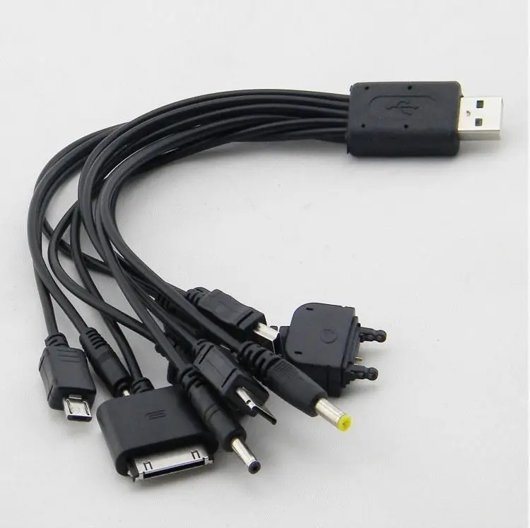 10 in 1 Universal Multifunctional Usb Cables For mobile phones Multi Charger Line For iphone ipad Samsung HTC Nokia MP3
10 in 1 Universal Multifunctional Usb Cables For mobile phones Multi Charger Line For iphone ipad Samsung HTC Nokia MP3