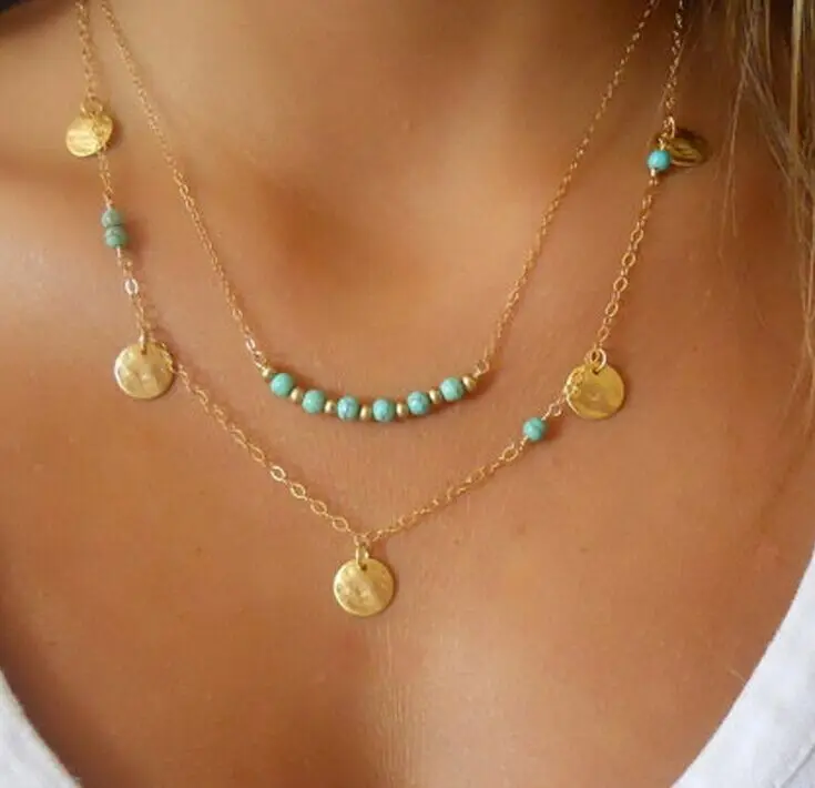 Multi Layered Fashion Chain Necklaces Stone beads Mixed Small Pendants Jewelry Charm Alloy Necklaces Trendy
Multi Layered Fashion Chain Necklaces Stone beads Mixed Small Pendants Jewelry Charm Alloy Necklaces Trendy