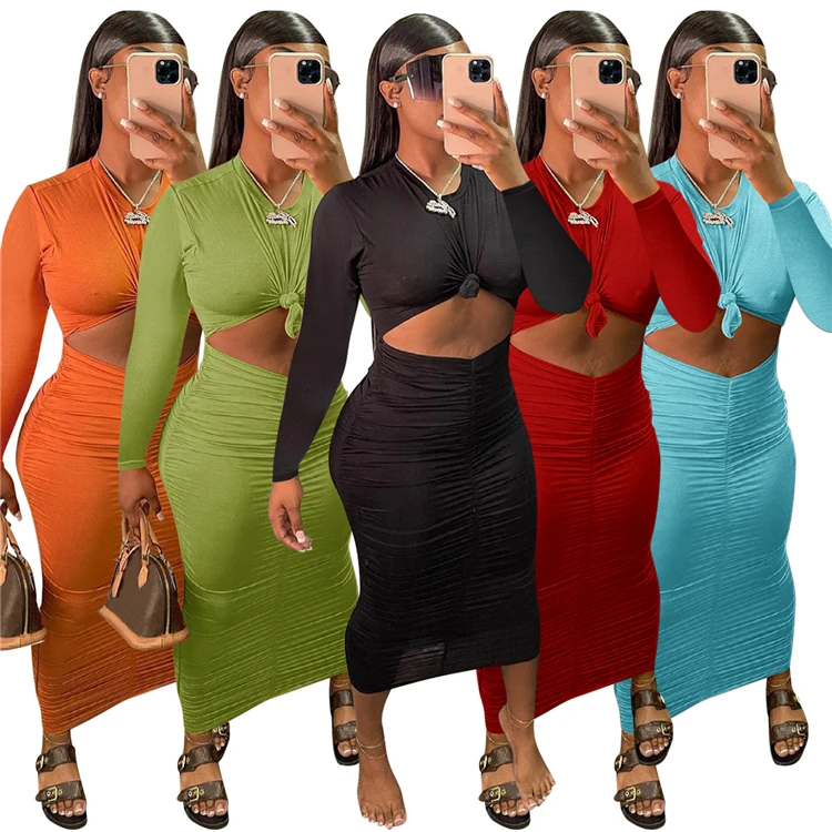 New Arrival 2021 Casual Long Sleeve Solid Color Woman Two Piece Skirt Set Women Clothing 2 Piece Skirt Set
New Arrival 2021 Casual Long Sleeve Solid Color Woman Two Piece Skirt Set Women Clothing 2 Piece Skirt Set