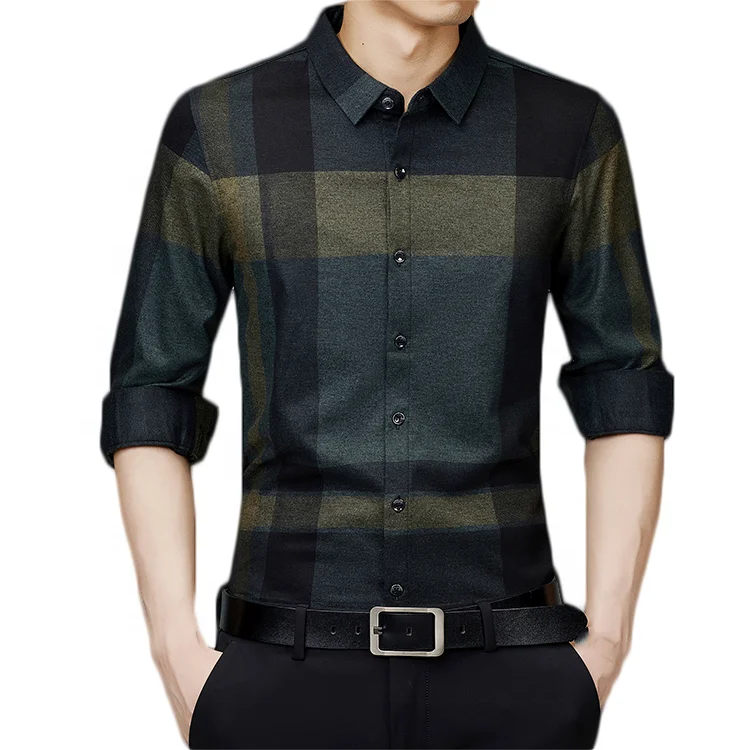 Plaid Checkered Shirts Pocket-less Design Long Sleeve Oversize Casual Striped Men Shirt office, Picture shown
Plaid Checkered Shirts Pocket-less Design Long Sleeve Oversize Casual Striped Men Shirt office, Picture shown