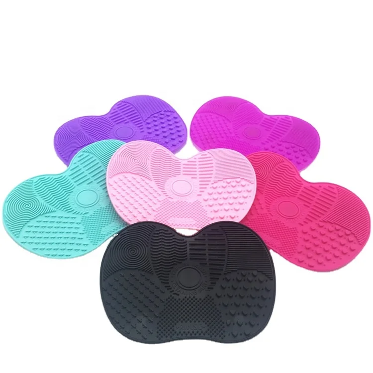 OKSILICONE Reusable Silicone Makeup Brush Cleaning Pad Large Makeup Cleaning Tool With Suction Cup Soft Portable Silicone Mat, Pink/dark purple/violet purple/black/light green/rose red/customized
OKSILICONE Reusable Silicone Makeup Brush Cleaning Pad Large Makeup Cleaning Tool With Suction Cup Soft Portable Silicone Mat, Pink/dark purple/violet purple/black/light green/rose red/customized
