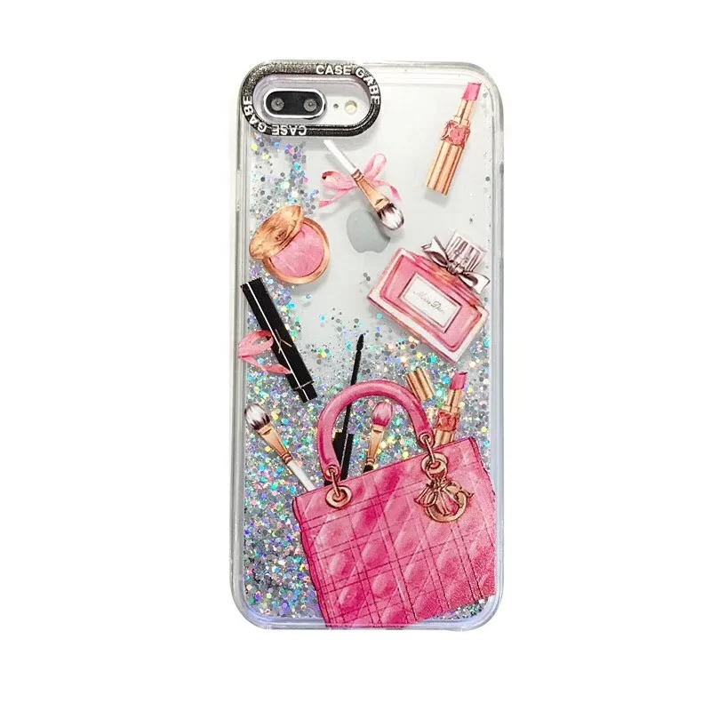 Lipstick bag perfume printing liquid quicksand case for iphone 12 back cover case cell phone accessory for iphone 11 pro max 7 8, Transparency
Lipstick bag perfume printing liquid quicksand case for iphone 12 back cover case cell phone accessory for iphone 11 pro max 7 8, Transparency