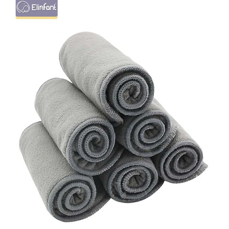 Elinfant 2+2 bamboo charcoal baby cloth diaper insert more comfortable diaper cloth pads
Elinfant 2+2 bamboo charcoal baby cloth diaper insert more comfortable diaper cloth pads