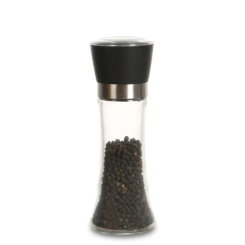 Manual Pepper Grinder Glass Kitchenware Stainless Steel Jacket High Pepper Grinder Zanthoxylum
Manual Pepper Grinder Glass Kitchenware Stainless Steel Jacket High Pepper Grinder Zanthoxylum