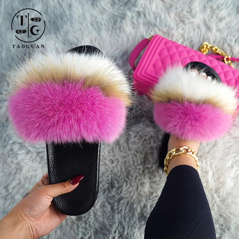 Colorful women 100% real full raccoon fur slides and purse set big pink fox racoon faux fur slippers sandal for ladies and kids, Customized color
Colorful women 100% real full raccoon fur slides and purse set big pink fox racoon faux fur slippers sandal for ladies and kids, Customized color