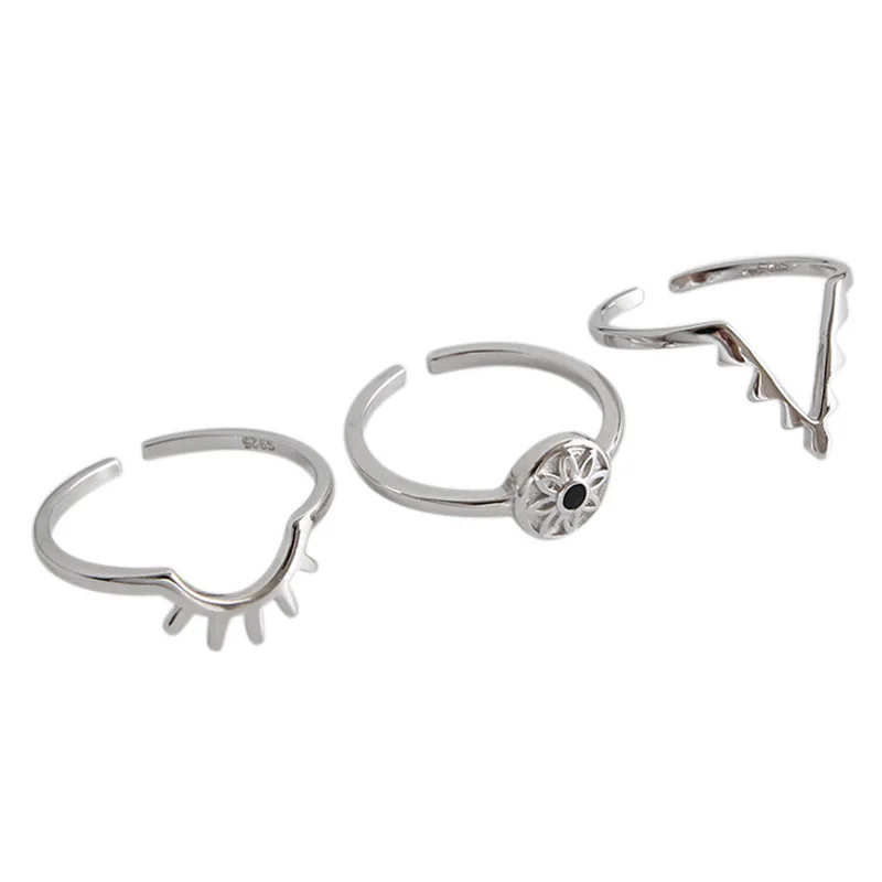 Wholesale Accessories Women Jewelry Open 3 Set Shape Finger Gold Plated Custom Turkish Evil Eye 925 Sterling Silver Ring, Silver/rose gold/custom
Wholesale Accessories Women Jewelry Open 3 Set Shape Finger Gold Plated Custom Turkish Evil Eye 925 Sterling Silver Ring, Silver/rose gold/custom