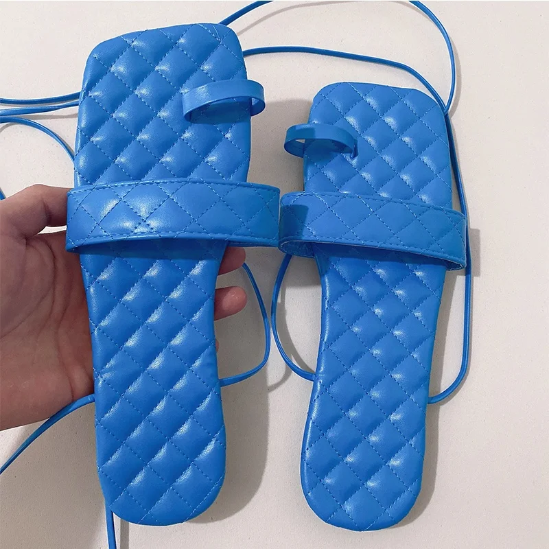 New Toe Slipper Sandal For Women In Large Size With Flat Flat Square Toe Winding Strap Sandals
New Toe Slipper Sandal For Women In Large Size With Flat Flat Square Toe Winding Strap Sandals