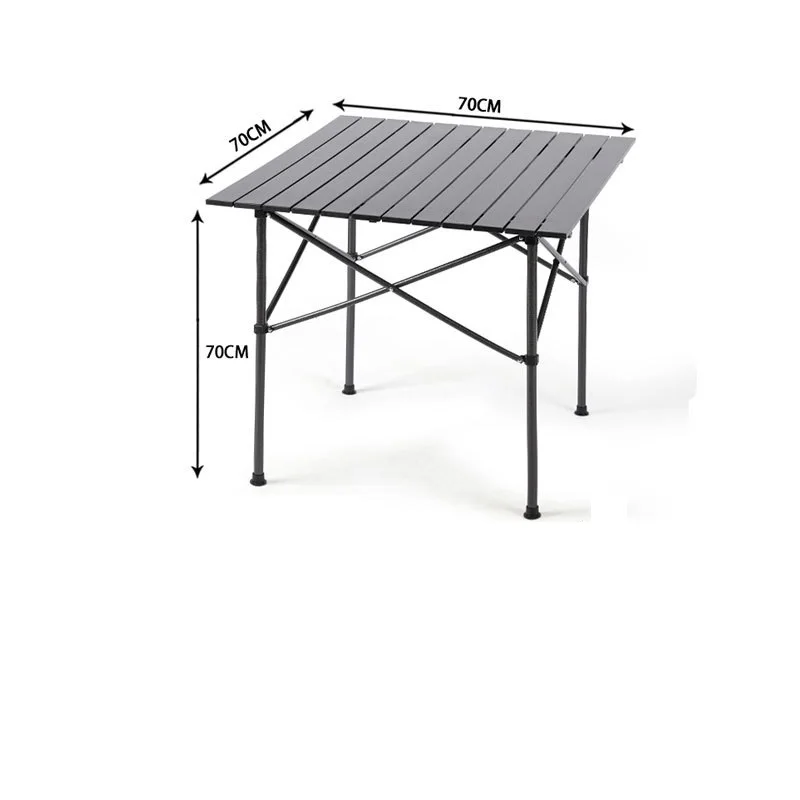 

space saving portable aluminium mesa plegable metal foldable table outdoor picnic folding camping tables furniture