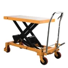 Lift Table Lift Table Hydraulic Manual Hydraulic Mobile Scissors Lifting Platform / Lift Table / Forklift