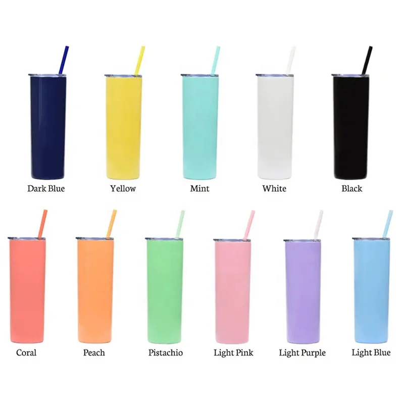 Personalized Skinny Tumblers with Straws for Party & Craft & Crafting Supplies, Engraved Cups, 20 oz
Personalized Skinny Tumblers with Straws for Party & Craft & Crafting Supplies, Engraved Cups, 20 oz