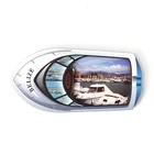 3D Yacht shape wood custom fridge magnet promotional Belize souvenir gift