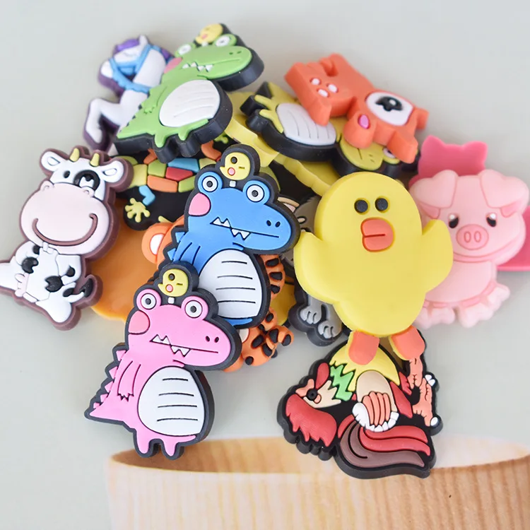 Cute Animal PVC Crco Charms Accessories Designer Charms Bulk Clogs Garden Shoe Decoration Shoe Buckle Charms for Kids
Cute Animal PVC Crco Charms Accessories Designer Charms Bulk Clogs Garden Shoe Decoration Shoe Buckle Charms for Kids