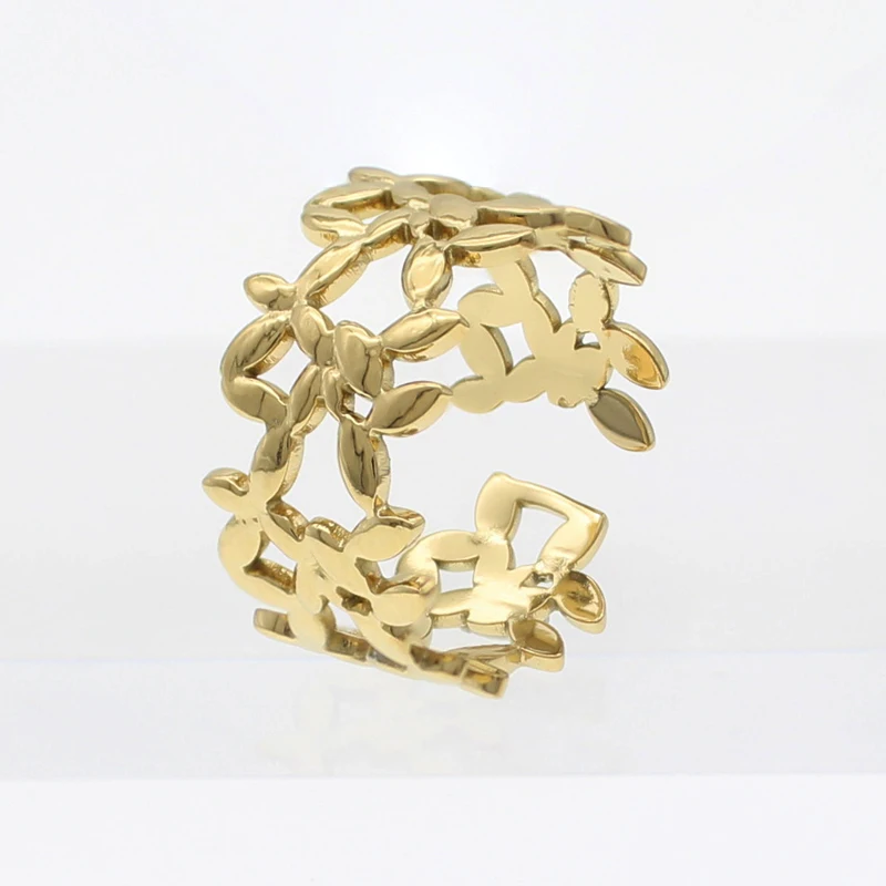 2021 Delicate Leaf Branch Ring Everyday Women Jewelry stainless steel Gold Color Ring girls gift Casual Rings
2021 Delicate Leaf Branch Ring Everyday Women Jewelry stainless steel Gold Color Ring girls gift Casual Rings