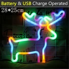 Snowflake Warm White LED Neon Motif Lights