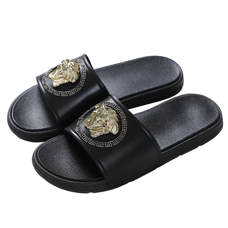 New Men's Flip-flops Open Toe Embossed Tiger Pattern PVC Casual Feet Outdoor Adult Indoor Simple Black Slippers, 3 colors
New Men's Flip-flops Open Toe Embossed Tiger Pattern PVC Casual Feet Outdoor Adult Indoor Simple Black Slippers, 3 colors