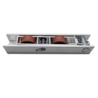 Double pulley adjustable aluminium sliding window roller
