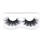 Eyelashes Mink 3d Eyelash 25mm 100% Mink Eyelashes Vendor 25MM 3D Mink Eyelashes With Customize Box