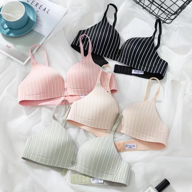 Dropshipping Hot sale Low price Women stripe Comfort No Wire Bras Seamless No Show Bra, Black, skin color, pink, green
Dropshipping Hot sale Low price Women stripe Comfort No Wire Bras Seamless No Show Bra, Black, skin color, pink, green