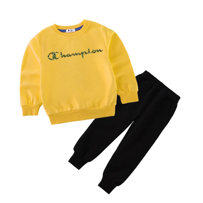 2020 spring and autumn new products letter printing long-sleeved suit boys and girls cotton two-piece suit for kida, Picture shows
2020 spring and autumn new products letter printing long-sleeved suit boys and girls cotton two-piece suit for kida, Picture shows