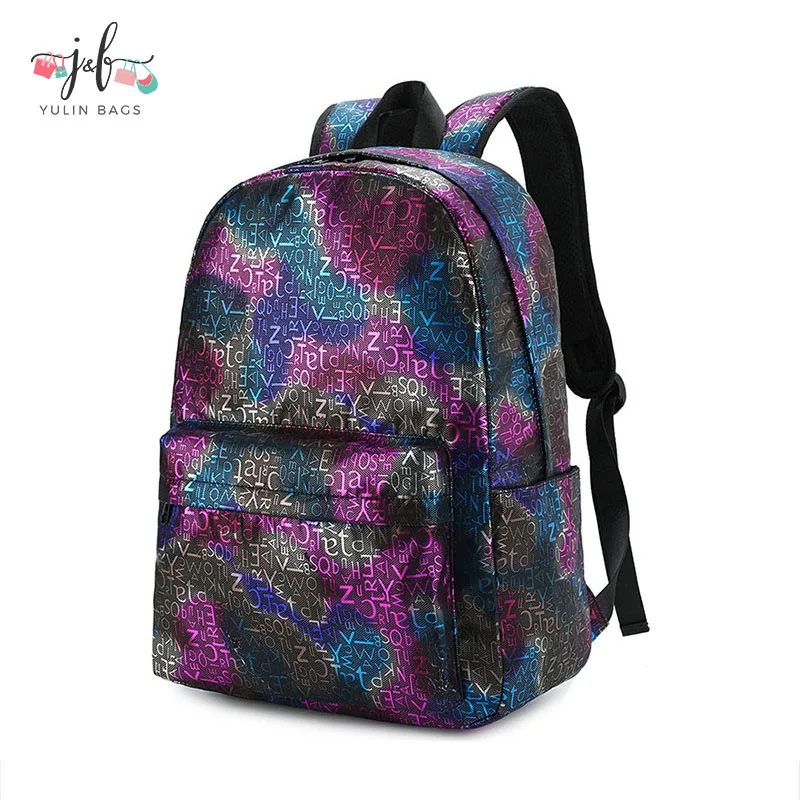 Trend cool fashion letters laser bags girl college students backpack school bag for the adult school wholesale
Trend cool fashion letters laser bags girl college students backpack school bag for the adult school wholesale