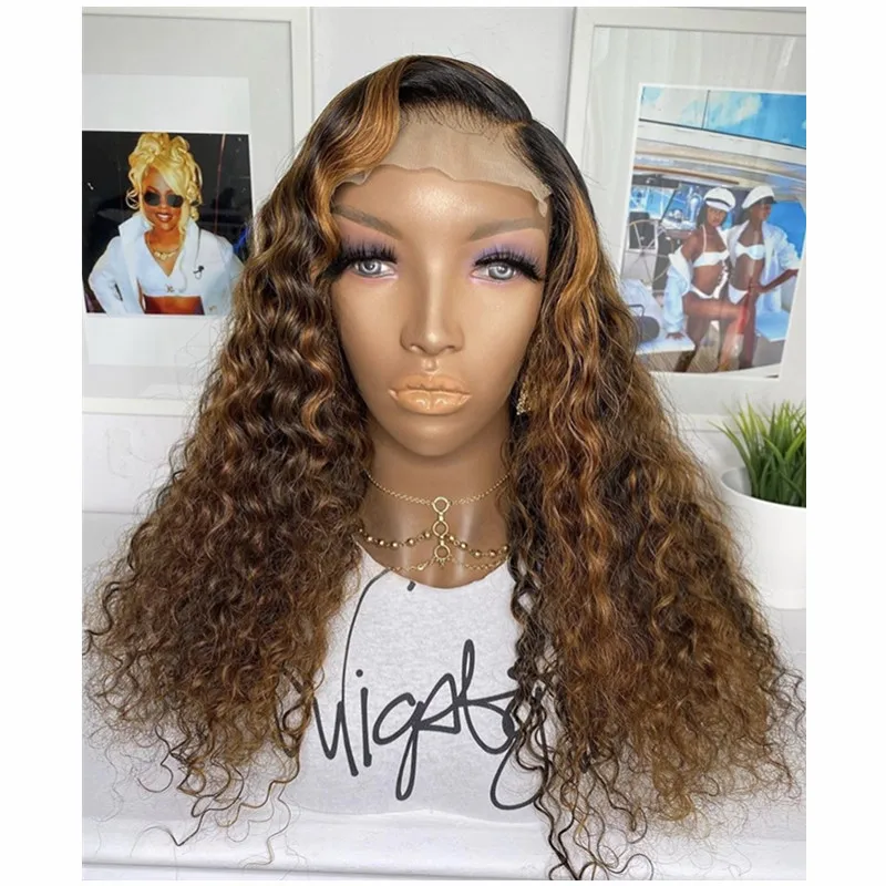 Water Wave Highlight Color Wig Pre Plucked Virgin Human Hair Lace Front Wig For Black Women
Water Wave Highlight Color Wig Pre Plucked Virgin Human Hair Lace Front Wig For Black Women