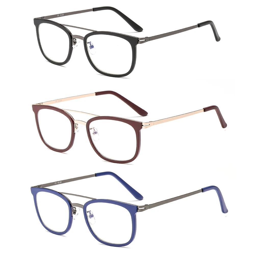 Low Price Latest Model Design New Fashion Metal Square Anti Blue Light Glasses Men Reading Glasses
Low Price Latest Model Design New Fashion Metal Square Anti Blue Light Glasses Men Reading Glasses