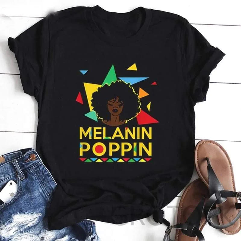 T-Shirt Casual Black Soft Cotton Women Loose Fit Short Sleeve Graphic Tshirt, As picture
T-Shirt Casual Black Soft Cotton Women Loose Fit Short Sleeve Graphic Tshirt, As picture
