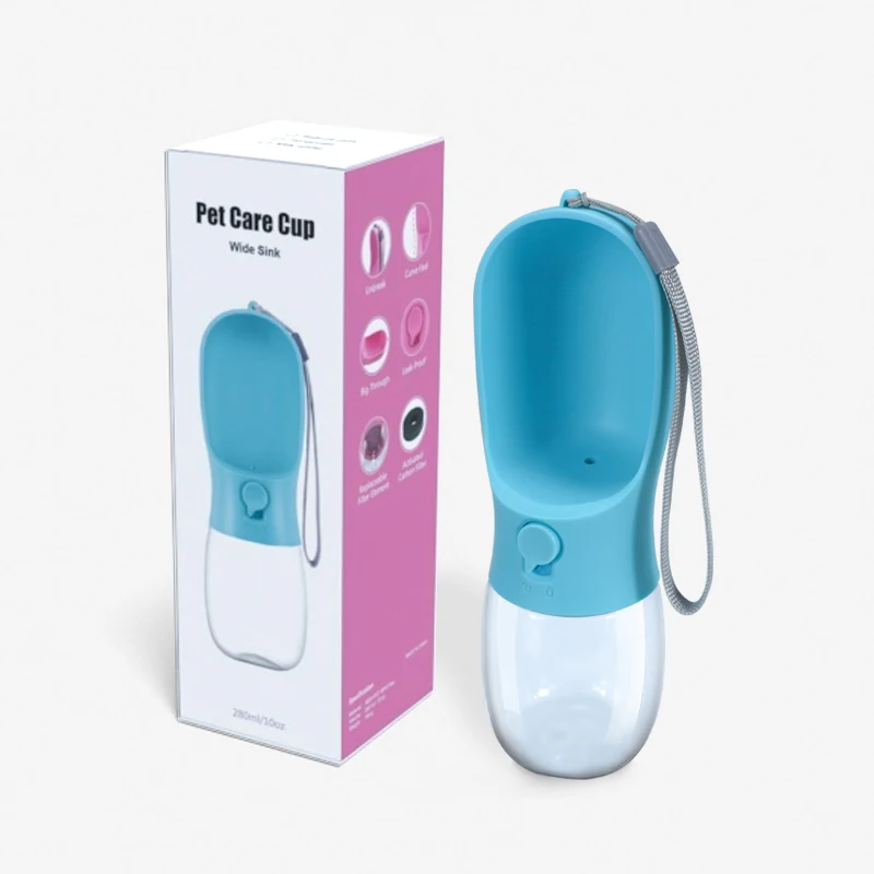 Upgraded PET Store Hot Sale Novelty Popular Travel Straight PET Water Bottle 280 ML for PET Dog Outside Drinking
Upgraded PET Store Hot Sale Novelty Popular Travel Straight PET Water Bottle 280 ML for PET Dog Outside Drinking