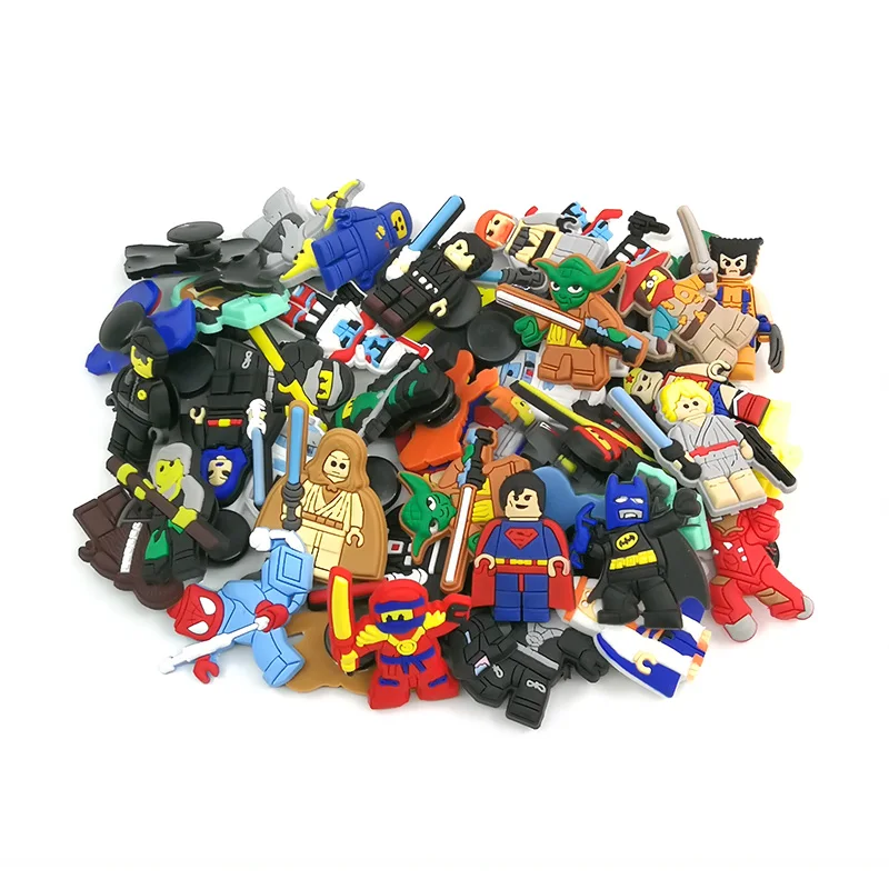1000pcs+ Le go Movie PVC Shoe Charms Action Figure Baby Accessories for Cro c Shoes HYB081
1000pcs+ Le go Movie PVC Shoe Charms Action Figure Baby Accessories for Cro c Shoes HYB081