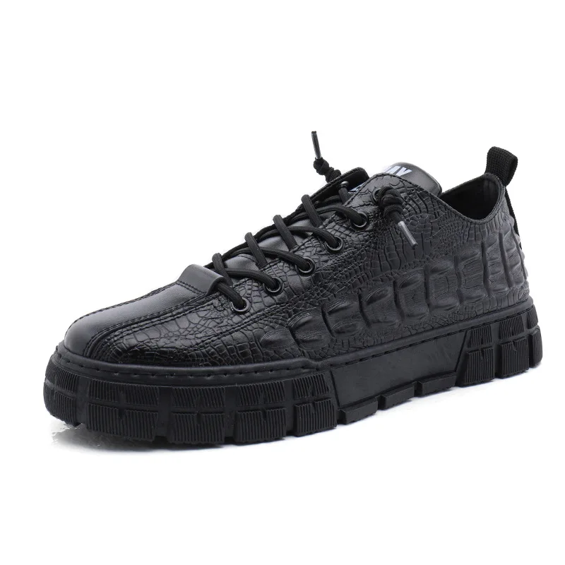 New men's new fashion leather all-match low-top Korean trend casual shoes black leather shoes
New men's new fashion leather all-match low-top Korean trend casual shoes black leather shoes