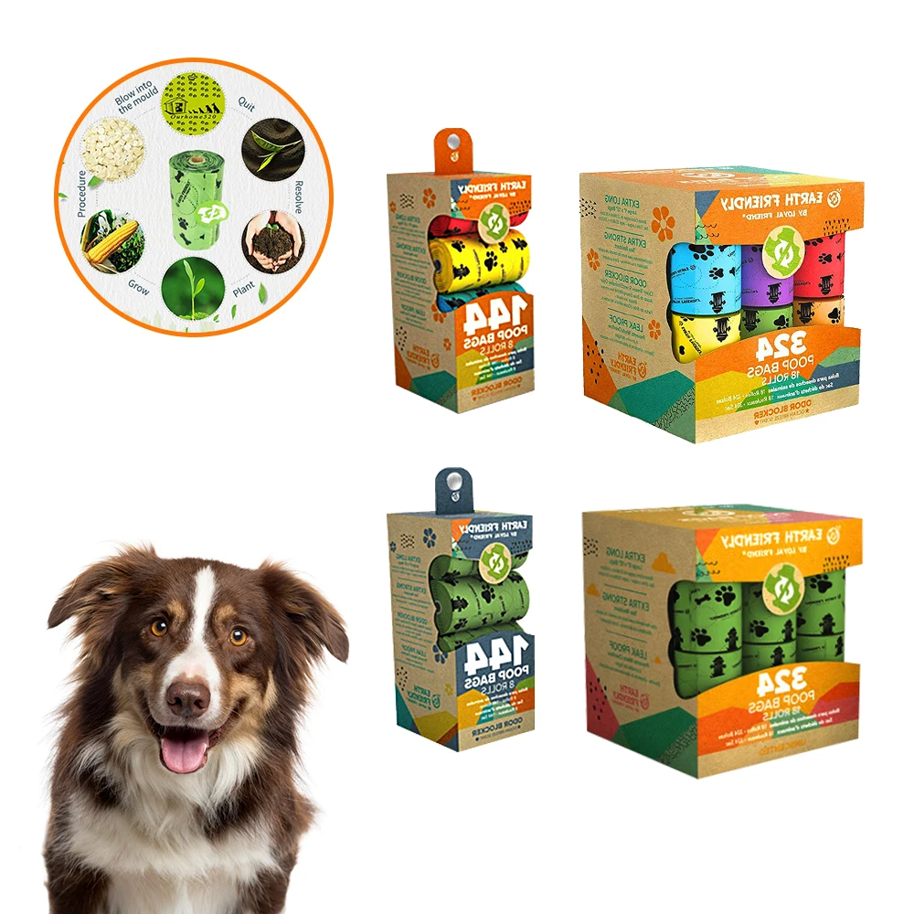 Manufacturer Wholesale 8 rolls dog poop bag custom printed 100% biodegradable poop bag for dog, As pictures
Manufacturer Wholesale 8 rolls dog poop bag custom printed 100% biodegradable poop bag for dog, As pictures
