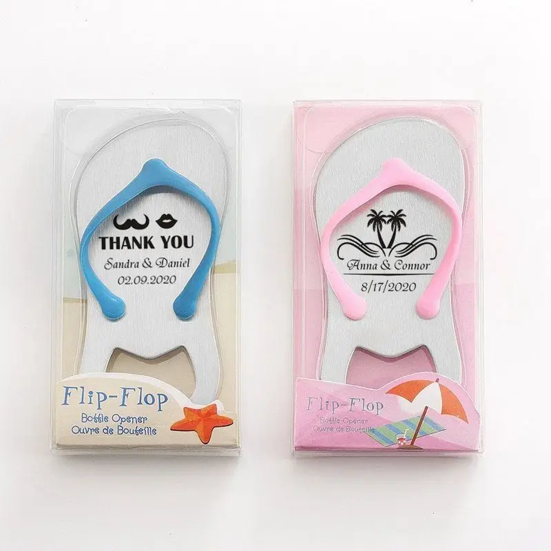 Personalized Beach Sandal Bottle Opener in Gift Box Custom Printing LOGO Flip Flop Beer Openers Good For Party Giveaways Gift, 11 different colors for choosing
Personalized Beach Sandal Bottle Opener in Gift Box Custom Printing LOGO Flip Flop Beer Openers Good For Party Giveaways Gift, 11 different colors for choosing