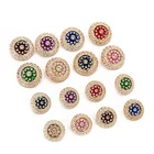 Fashion Round Metal Buttons Custom High Quality Hand Sewing Buttons For Clothing Accessories
