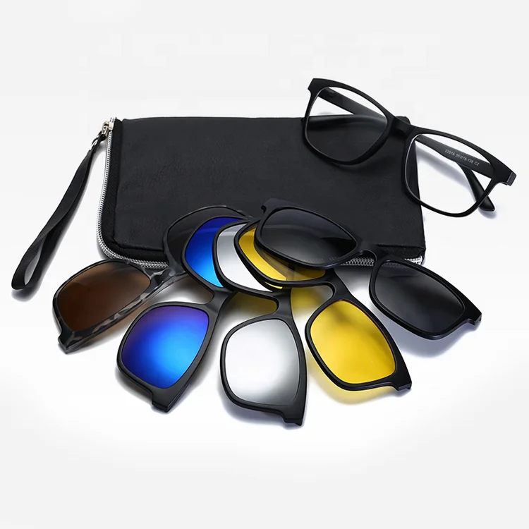 Tr90 5 In 1 Men Women Swappable Magnet Magnetic Lens Clip-On Clips On Polarized Eye Sun Glasses Frame Eyewear Sunglasses
Tr90 5 In 1 Men Women Swappable Magnet Magnetic Lens Clip-On Clips On Polarized Eye Sun Glasses Frame Eyewear Sunglasses