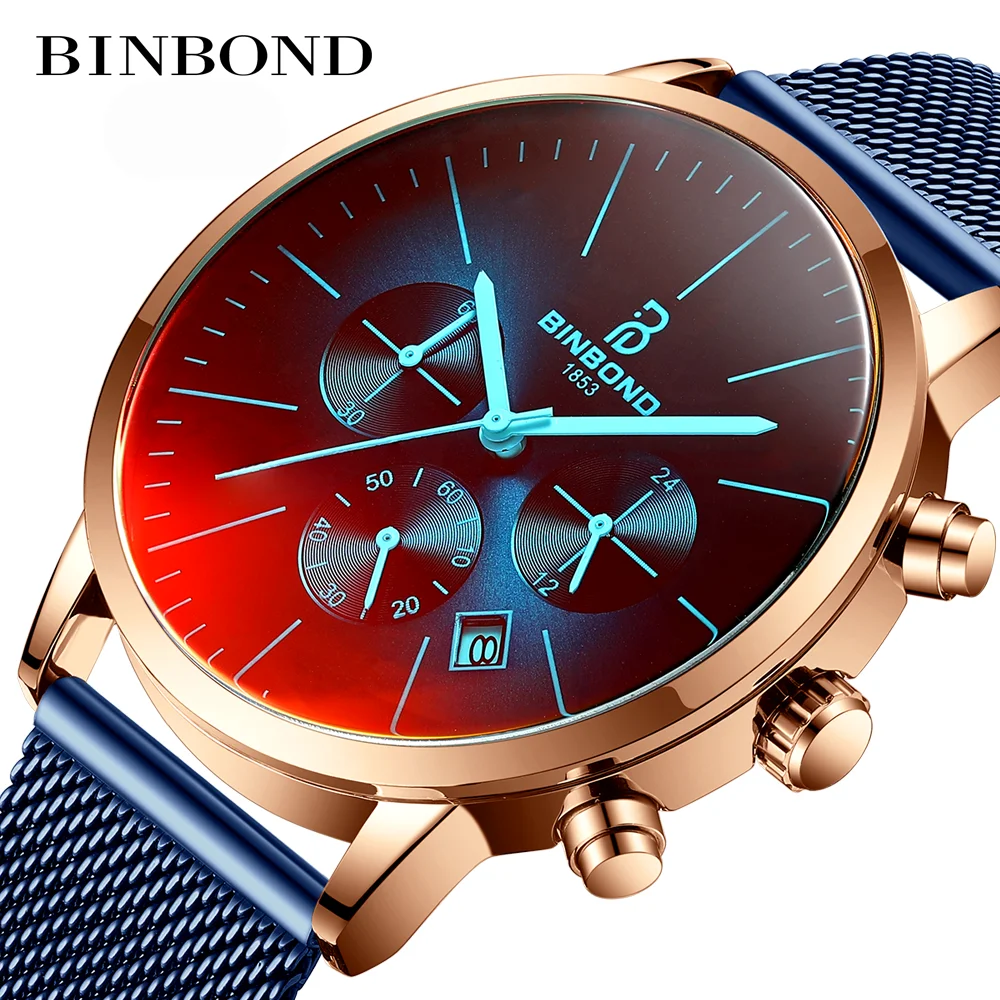 2021 New Top Luxury Fashion Brand Men Watch Color Bright Glass Chronograph Men's Stainless Steel Business Clock Men Wrist Watch
2021 New Top Luxury Fashion Brand Men Watch Color Bright Glass Chronograph Men's Stainless Steel Business Clock Men Wrist Watch